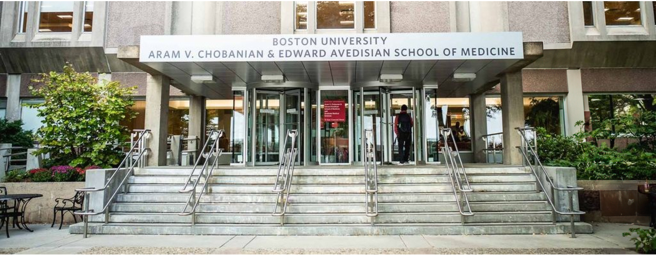 front of medical school building